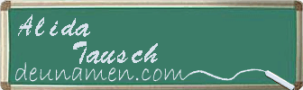 Alida Tausch Visitenkarte
